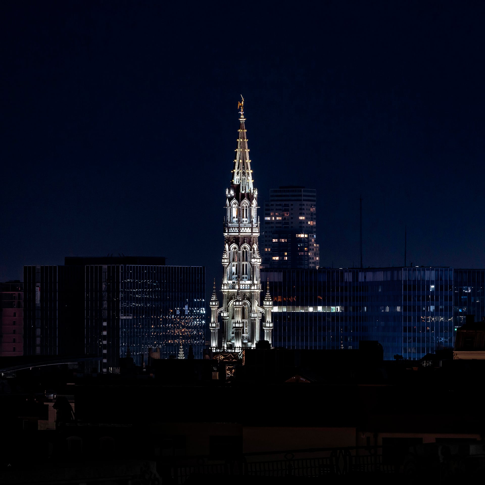 Gothic Night by Christophe Vogels in Brussels, Belgium